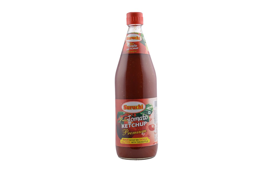 Suruchi Tomato Ketchup    Glass Bottle  500 grams